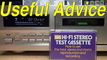 1972 Cassette Playback & Recording Hints and Tips