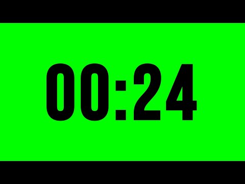 Timer 24 Second With Alarm ⏱ No Music