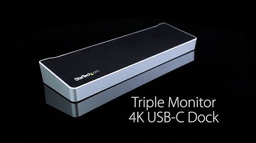 Triple Monitor 4K USB-C Dock with 5x USB 3.0 Ports - DK30CH2DPPD/DK30CH2DPPDU | StarTech.com