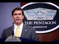 WATCH Defense Secretary Esper Announces U S Troop Deployments To Saudi Arabia And UAE WATCH Defense Secretary Esper Announces U S Troop Deployments To Saudi Arabia And UAE