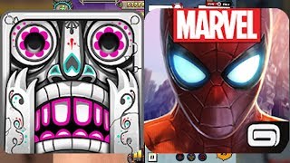 Temple Run 2 Spirits Cove Vs MARVEL Spider Man Unlimited - Endless Run Gameplay Android screenshot 3