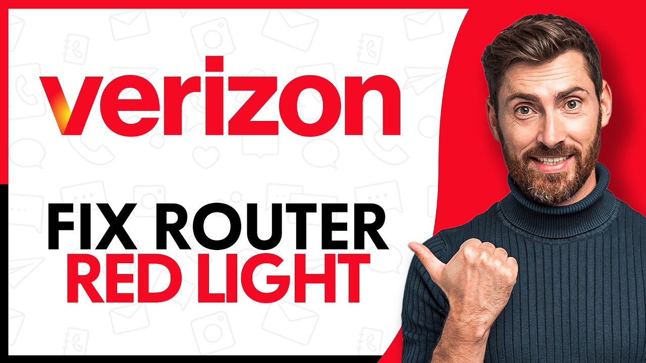 How to Fix Verizon Router Red Light - Step by Step - YouTube