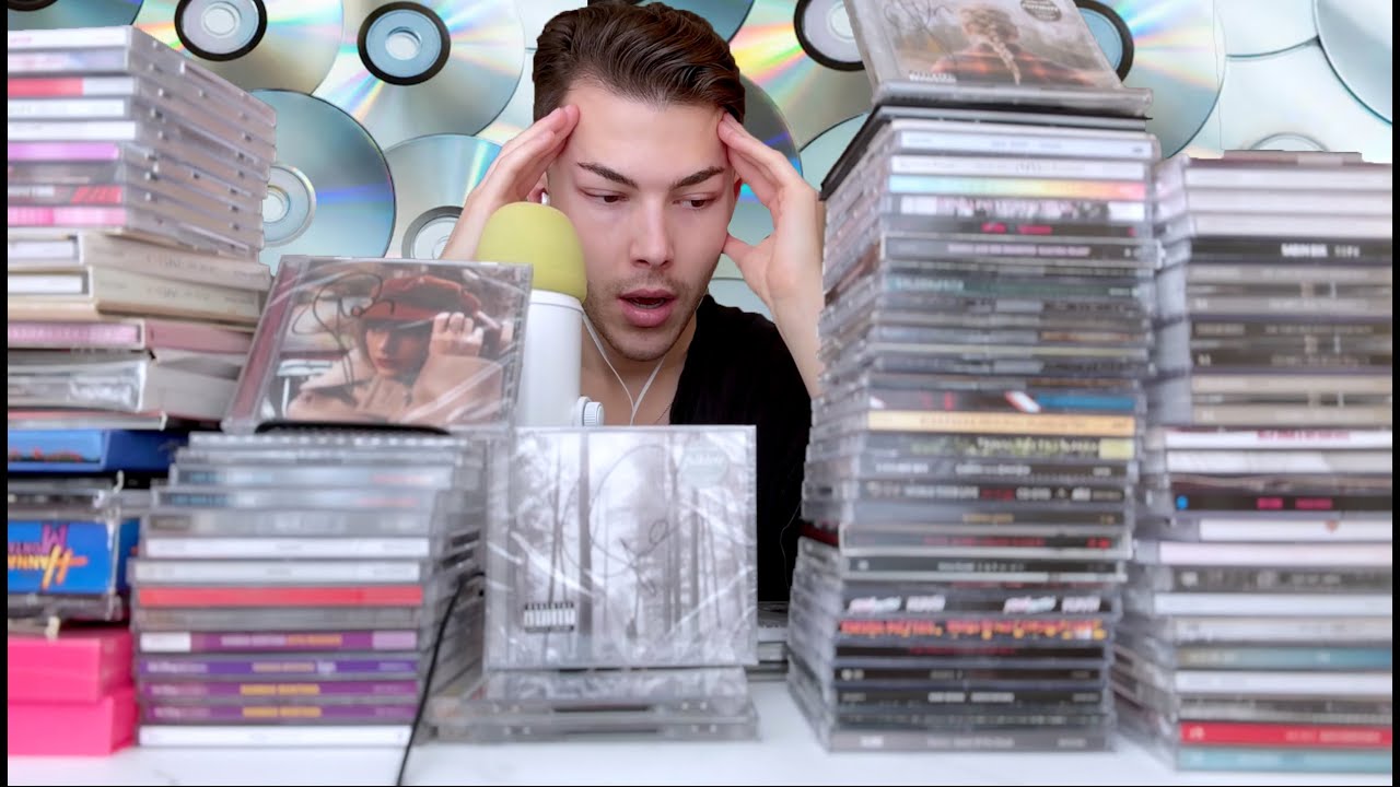 Моя БЕСКОНЕЧНАЯ коллекция CD ASMR | Тейлор Свифт, Триша Пейтас, Леди Гага, Лана, Майли Сайрус и М...
