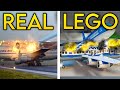 Plane crash animation vs lego recreation full movie
