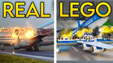 Plane Crash Animation VS Lego Recreation FULL MOVIE