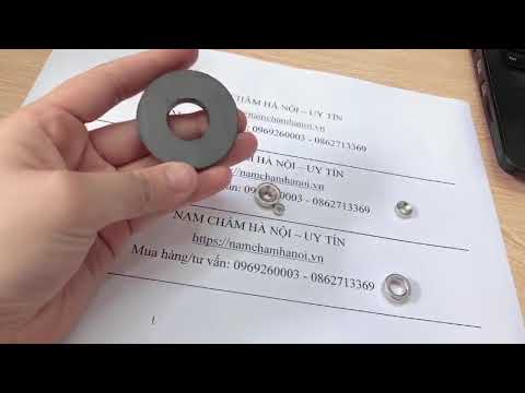 Video nam châm viên tròn có lỗ - youtube