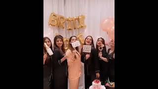 Minal Khan Bridal Shower Complete Video Aiman Khan