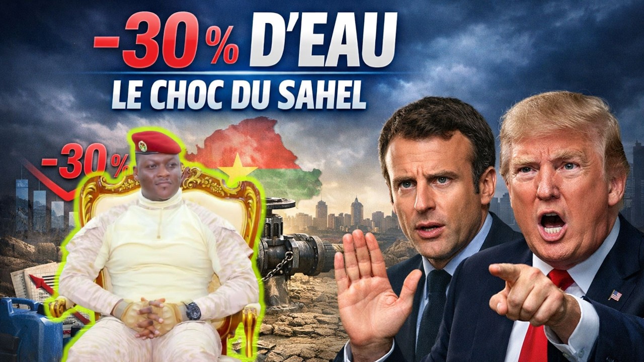 Ibrahim Traoré ferme le fleuve Sahel : –30 % d’eau, un choc qui inquiète la France