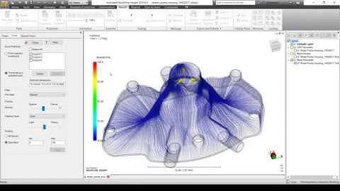 Autodesk Moldflow Pathline Plot