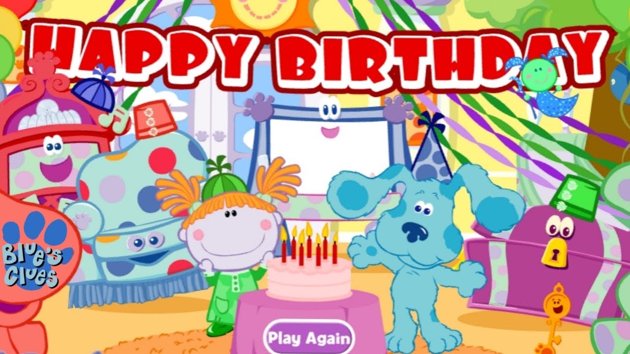 Blue's Clues | Blue's Birthday Party Dress-Up | Nick Jr. | How to Play