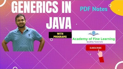 Generics in Java