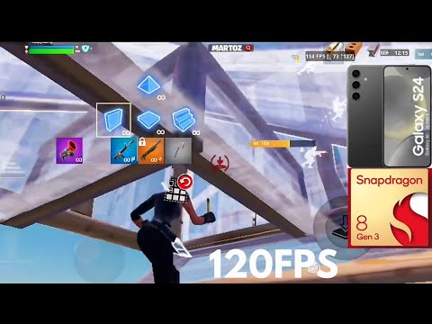 Smooth 120Fps Fortnite Mobile Gameplay (S24) - YouTube