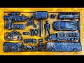 Membersihkan Mainan Mobil Balap, Kereta Api, Bus Telolet, Truk Molen, Tank Baja, Beko Excavator.