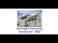 Sullington Evensong. January 2023