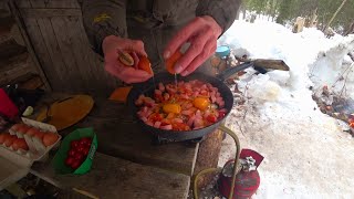 Тайга. Глухомань. Живём В Старой, Маленькой Избе. Ловим Хариуса.