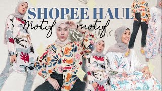 Shopee Haul Atasan Tunik Motif Bagus Under 100K
