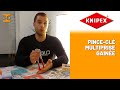 La polyvalence de la Pince-clé multiprise gainée capacité  - KNIPEX