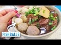 Fish Ball Noodle Soup in Hong Kong