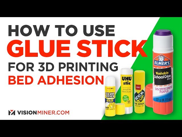 Glue Sticks for 3D Printer Bed, FYSETC PVP Solid Glue Stick Glass Bed  Adhesive f