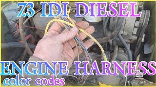 7.3 idi diesel wiring harness gets put on a diet featuring @ziptiesnbiaspliesrace truck ep.8