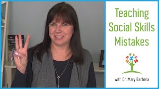 Social Skills for Children with Autism - 3 Mistakes to Avoid