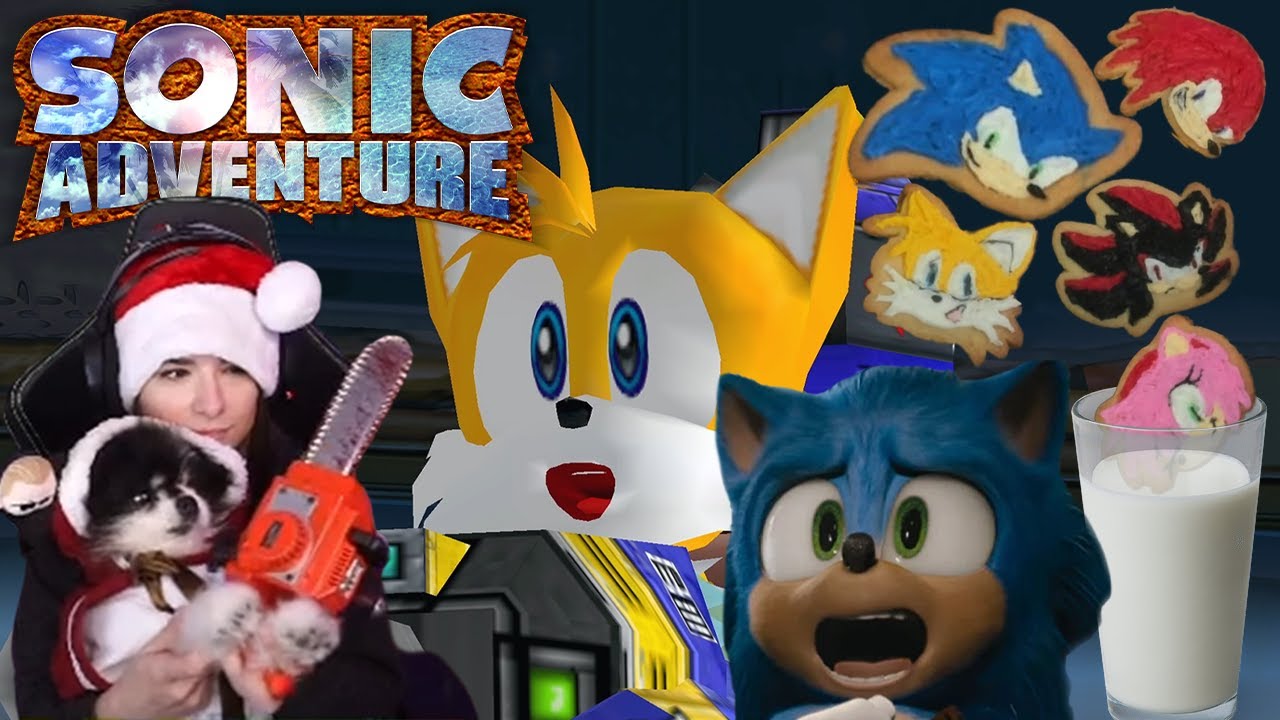Sonic Adventure 1&2 - Biting Sonic's Ears Off (ft. Chainsaw Controller and Cookies!)