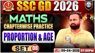 Maths: Proportion &amp; Age | SSC GD Maths Class 2026 | SSC GD Maths Practice Set 08