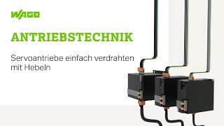 Antriebestechnik - Servoantriebe einfach verdrahten mit Hebeln