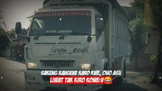 story'wa truk 30 detik truck || simple concept