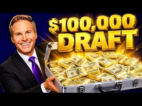 I Gave My Subscribers $100,000 to Draft My Fantasy Football Team...