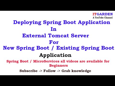 Deploying Spring Boot App in external Tomcat Server for new and existing App