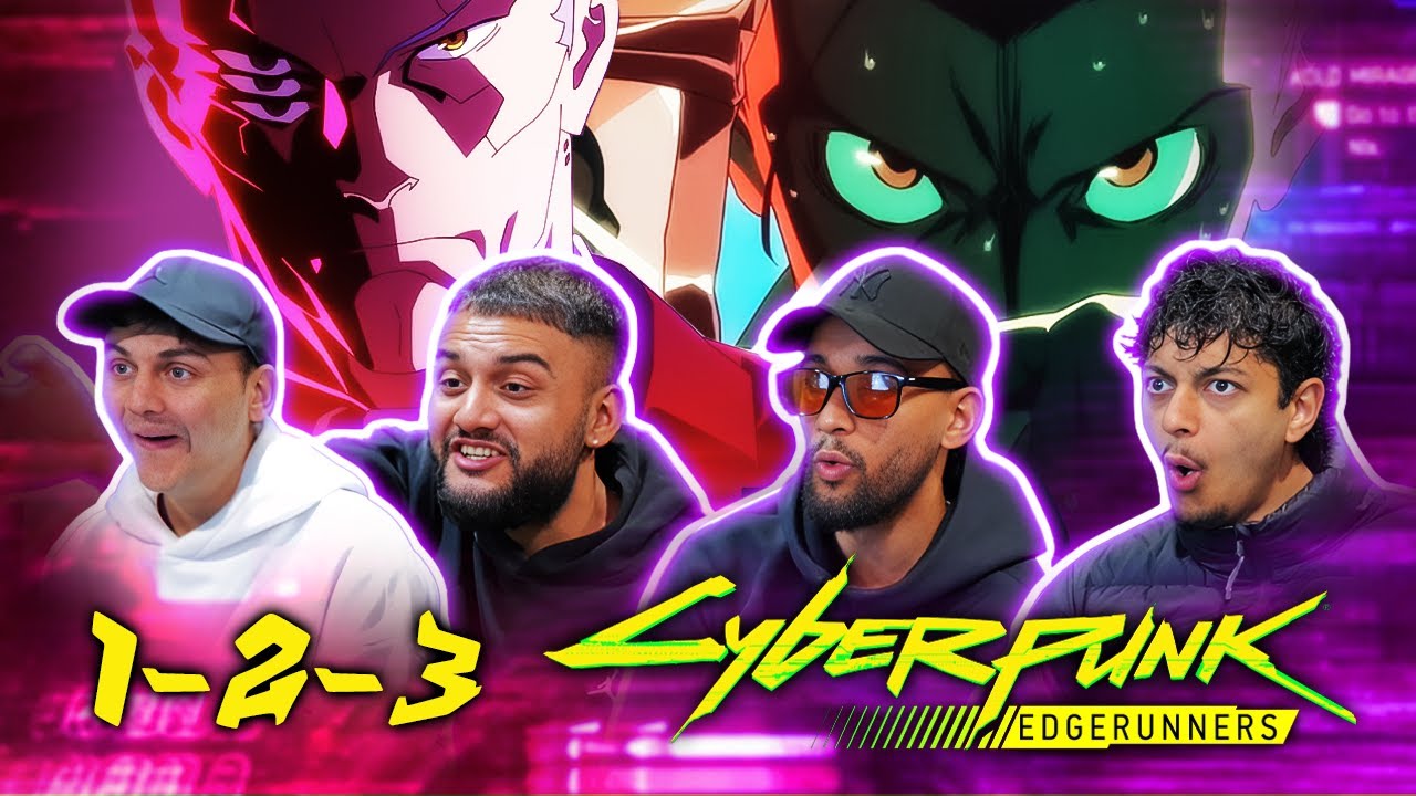 We watched *CYBERPUNK: EDGERUNNERS* for the FIRST TIME!! | Episode 1 - 3 REACTION