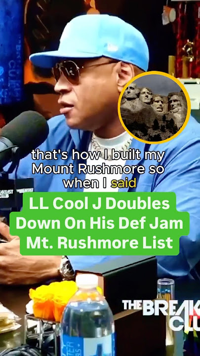 LL Cool J Doubles Down On His Def Jam Mount Rushmore List