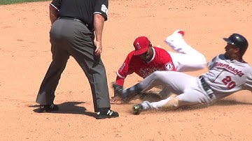 MIN@LAA: Safe call at second overturned in 9th