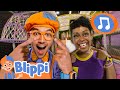🤯 Head, Shoulders, Knees, and Toes 🙌 | BLIPPI MUSIC VIDEOS! | Sing Along With Me! | Kids Songs