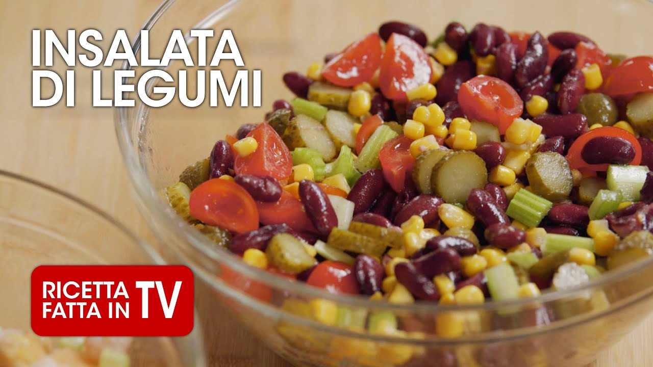 INSALATE DI LEGUMI di Benedetta Rossi Ricetta TV Fatto in Casa per