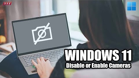 How to Disable or Enable Cameras on Windows 11