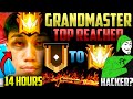 NO.1 GRANDMASTER! HACKER CAME😱+SLEEPLESS+HOSPITAL🤣| NO 2X CARD| REACHED GRANDMASTER IN 14HRS