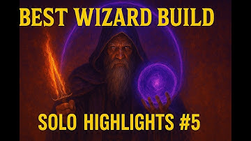 Best Wizard Build! -Dagger Wizard - Solo Highlights #5 Dark and Darker