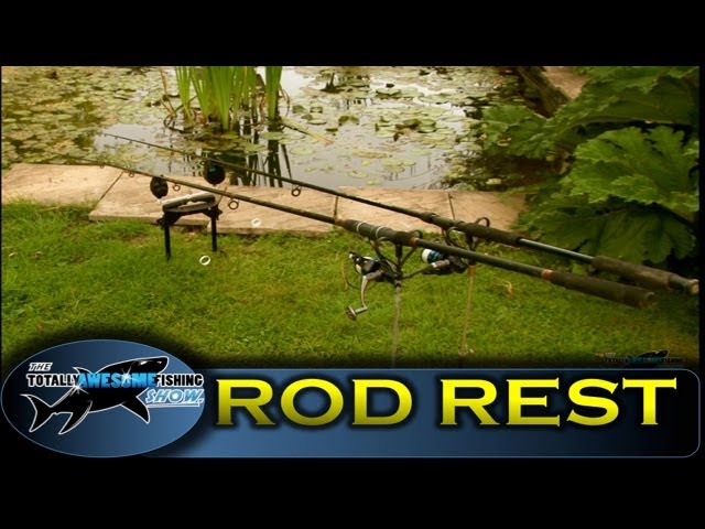 How to make a fishing rod rest, cheap, simple & easy -TAFishing Show 