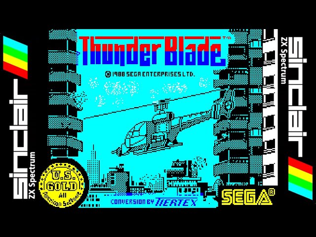 THUNDER BLADE (1988) Walkthrough, ZX Spectrum - YouTube
