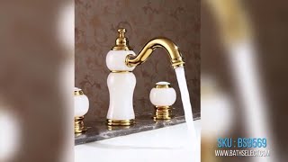 Bathselect Classic Ceramic 4 Mini-Spread Dual Handle Faucet - Bs9569