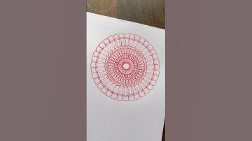 Spirograph Design #oddlysatisfying #spirograph #design #relaxing#shorts  #satisfying #art