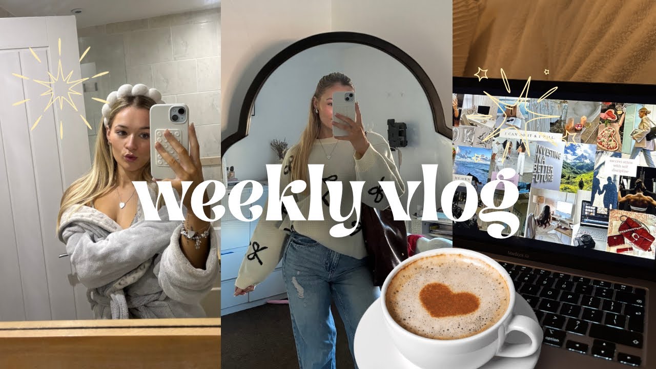 WEEKLY VLOG!! | gymshark lifting club, new hair, shopping trips, gym | photoshoot prep diaries💅🏼