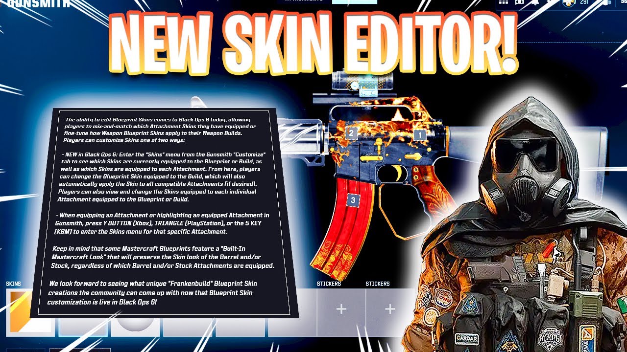 new MIX and MATCH SKINS in BLACK OPS 6! SKIN EDITOR! - YouTube