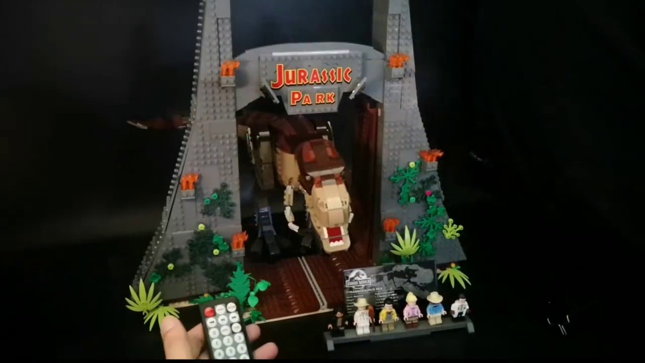 Light Kit For Jurassic Park: T. rex Rampage 75936 – LeLightGo