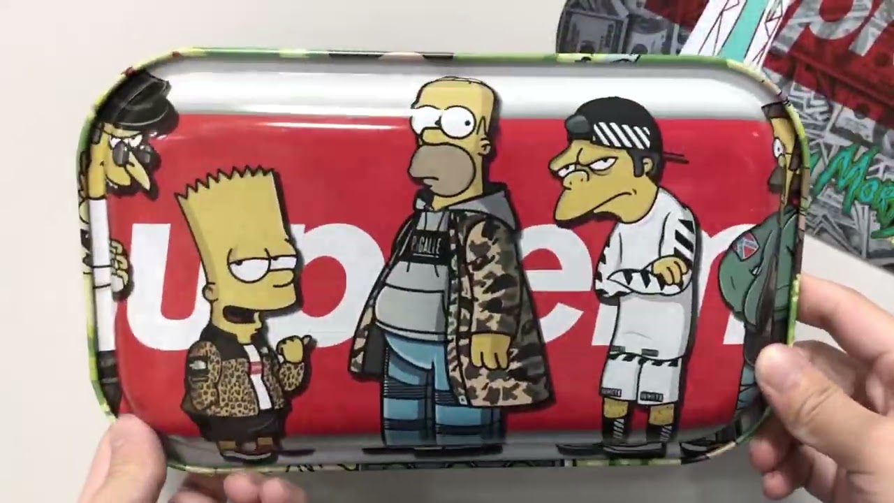 In stock design metal rolling tray 