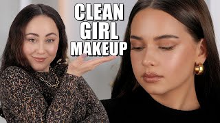 Clean Girl Makeup Look 🤍 an 16 jährigen Teenager geschminkt