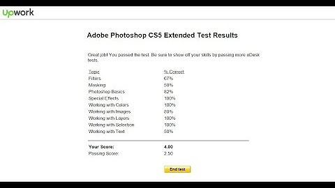 Adobe Photoshop CS5 Extended Test