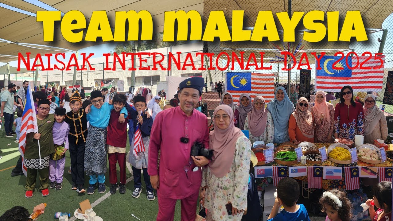 Vibrant & Colorful Team Malaysia Wows Everyone at NAISAK International Day 2025!